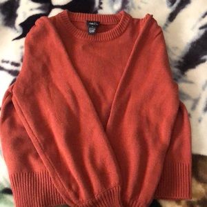 Rustic orange sweater